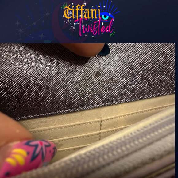 Kate Spade Glitter Envelope Crossbody Bag Lavender Pink NWT - Picture 4 of 6